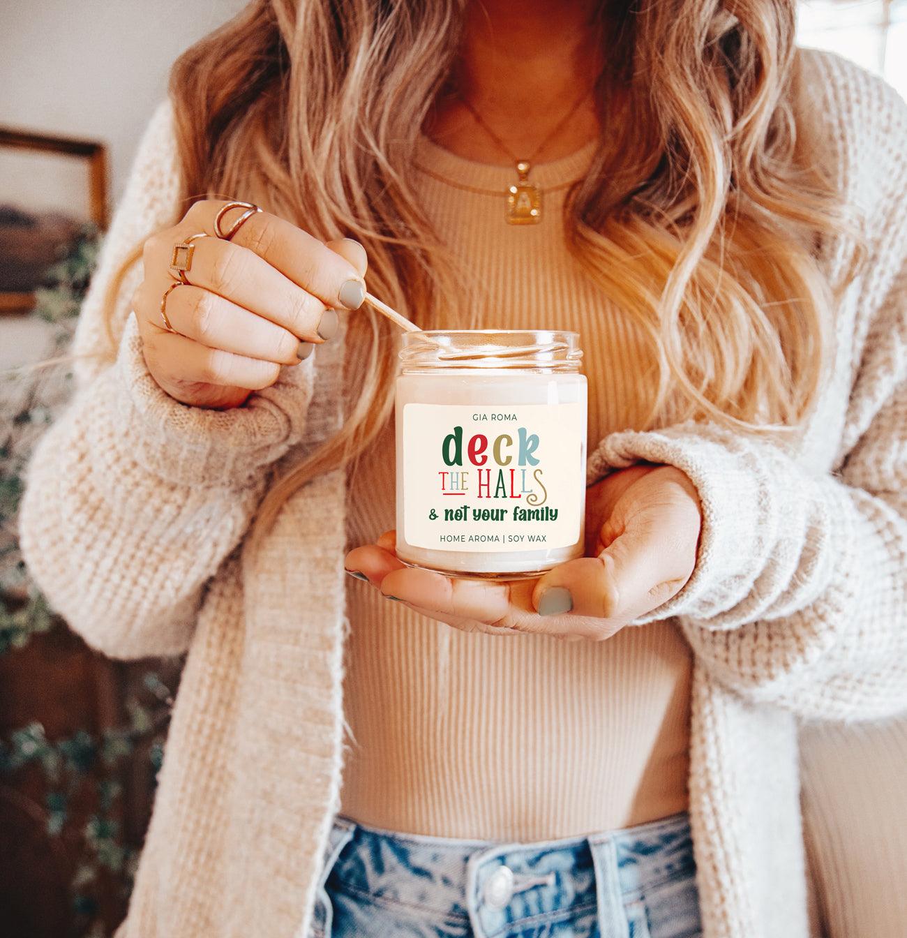Deck The Halls Candle Gia Roma Deck The Halls Candle Gia Roma