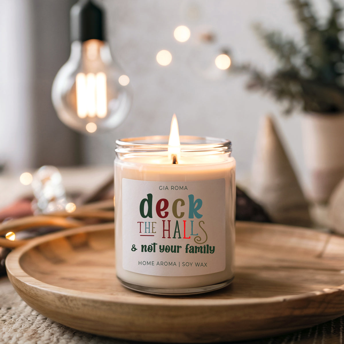Deck The Halls Candle Gia Roma Deck The Halls Candle Gia Roma