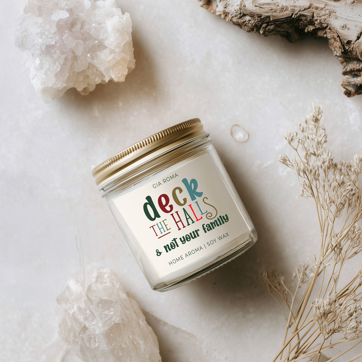 Deck The Halls Candle Gia Roma Deck The Halls Candle Gia Roma