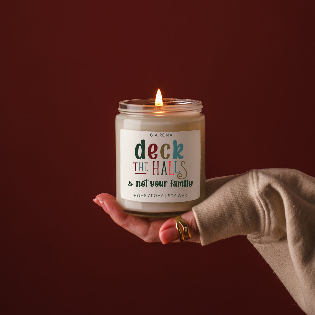 Deck The Halls Candle Gia Roma Deck The Halls Candle Gia Roma