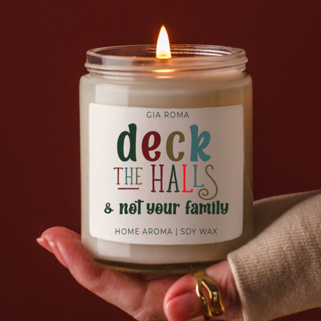 Deck The Halls Candle Gia Roma Deck The Halls Candle Gia Roma