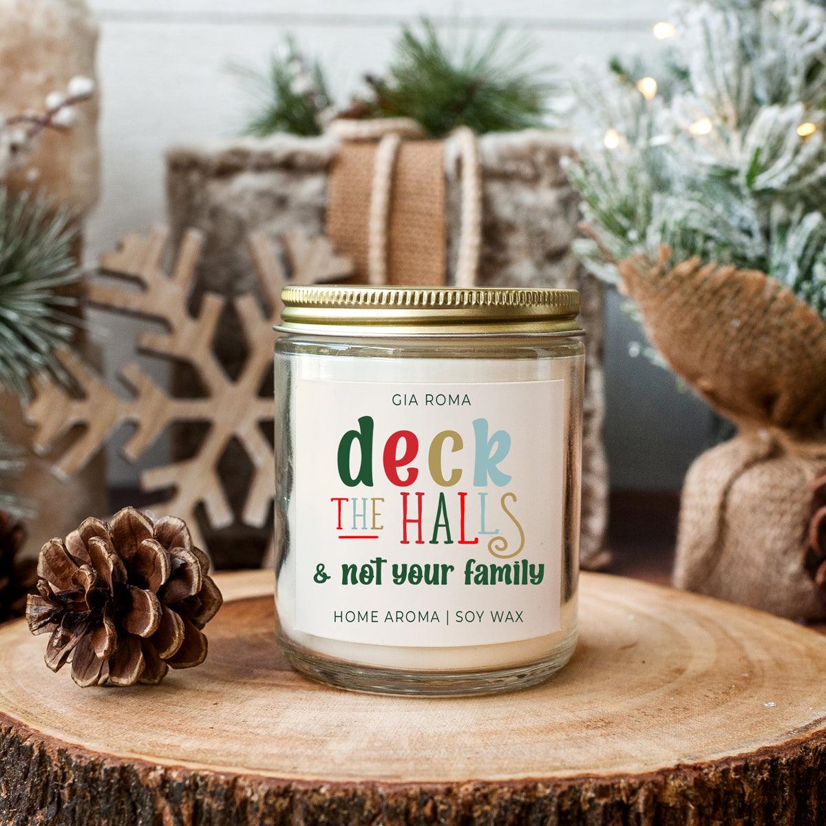 Deck The Halls Candle Gia Roma Deck The Halls Candle Gia Roma