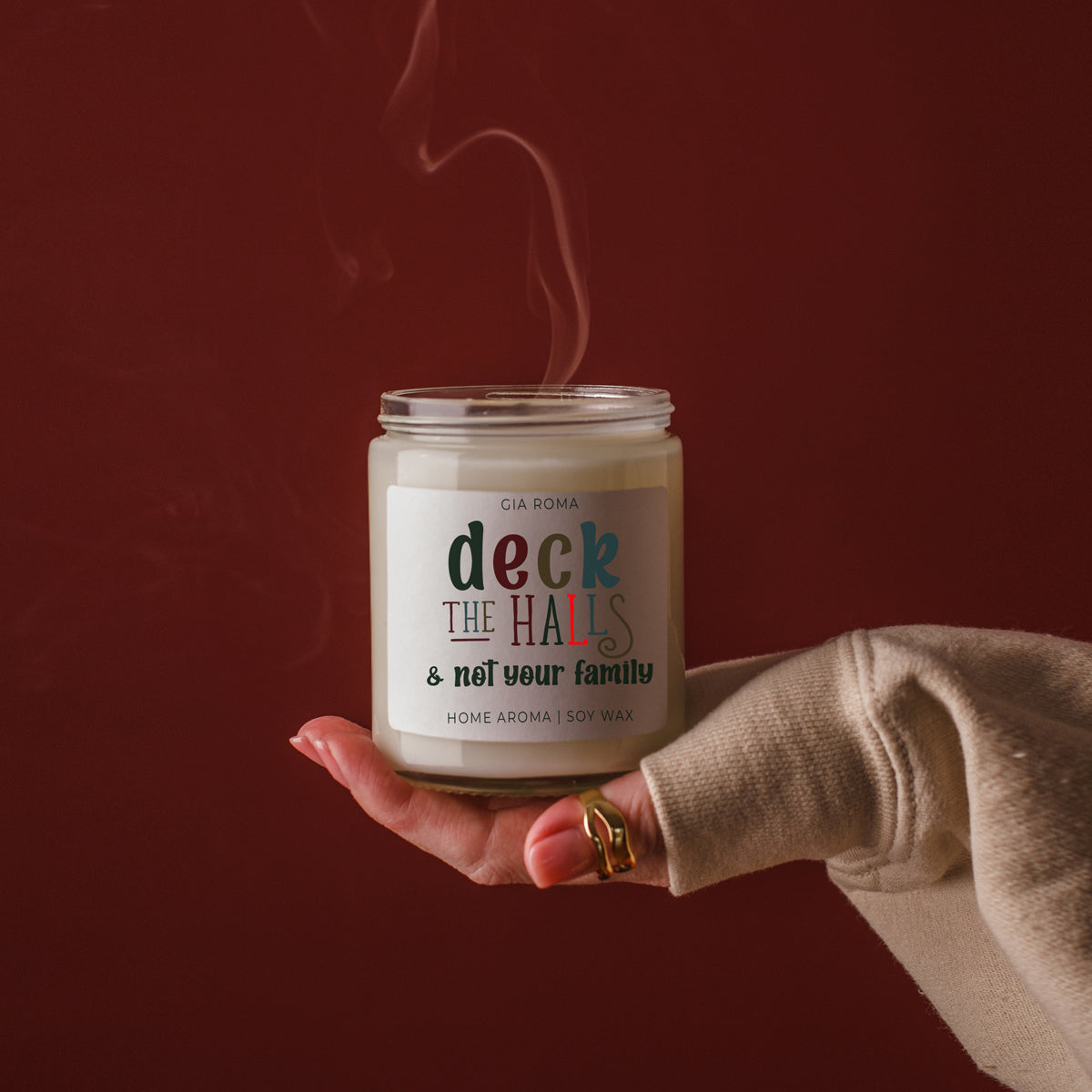 Deck The Halls Candle Gia Roma Deck The Halls Candle Gia Roma