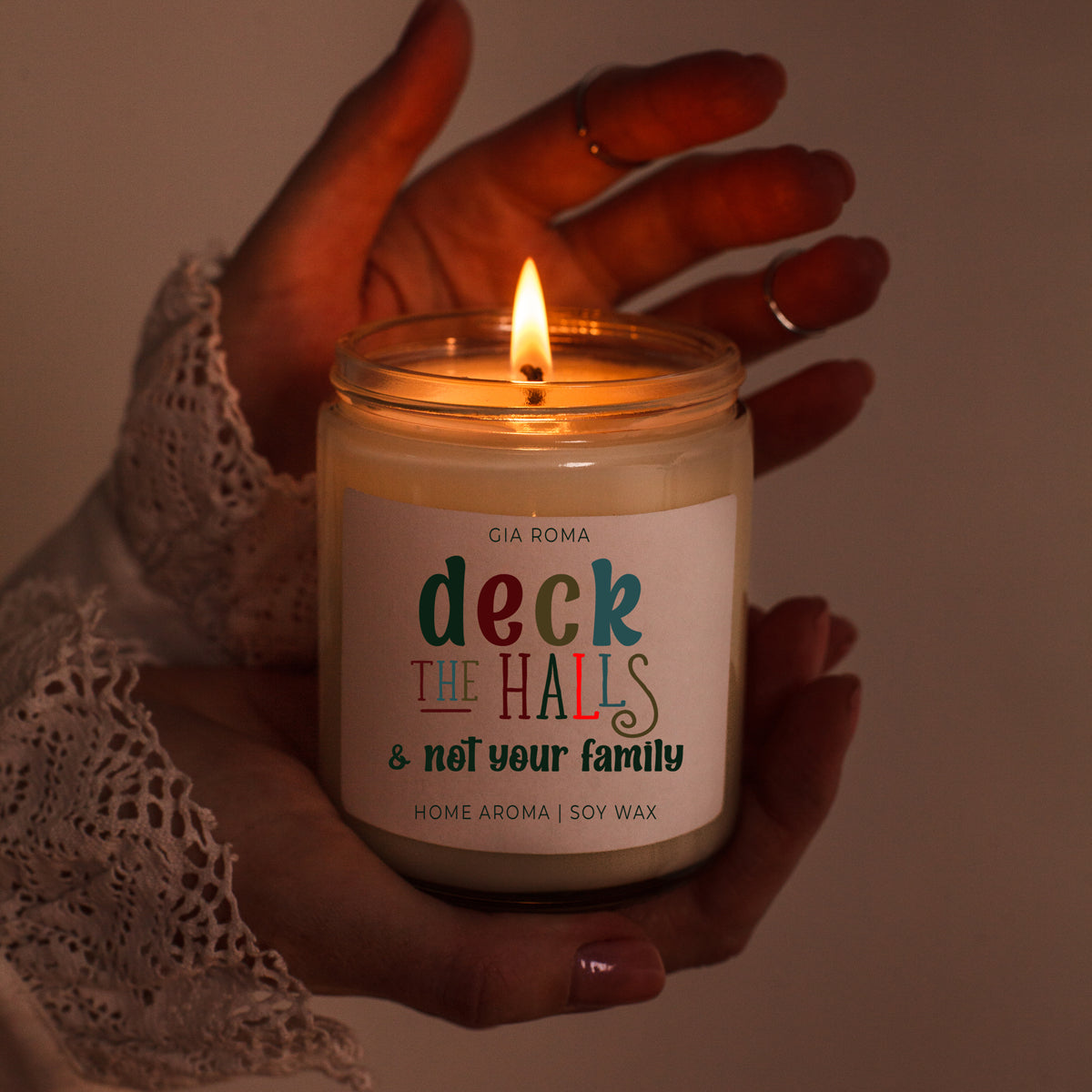 Deck The Halls Candle Gia Roma Deck The Halls Candle Gia Roma