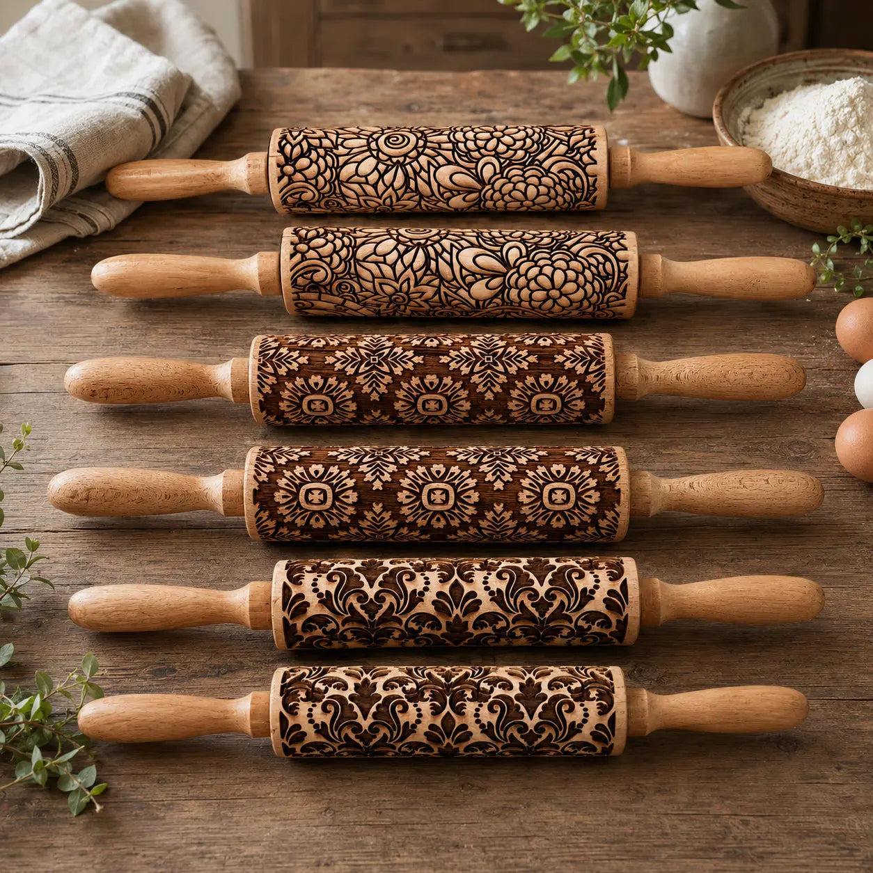 Rolling Pins - Box Style Gia Roma Rolling Pins - Box Style Gia Roma