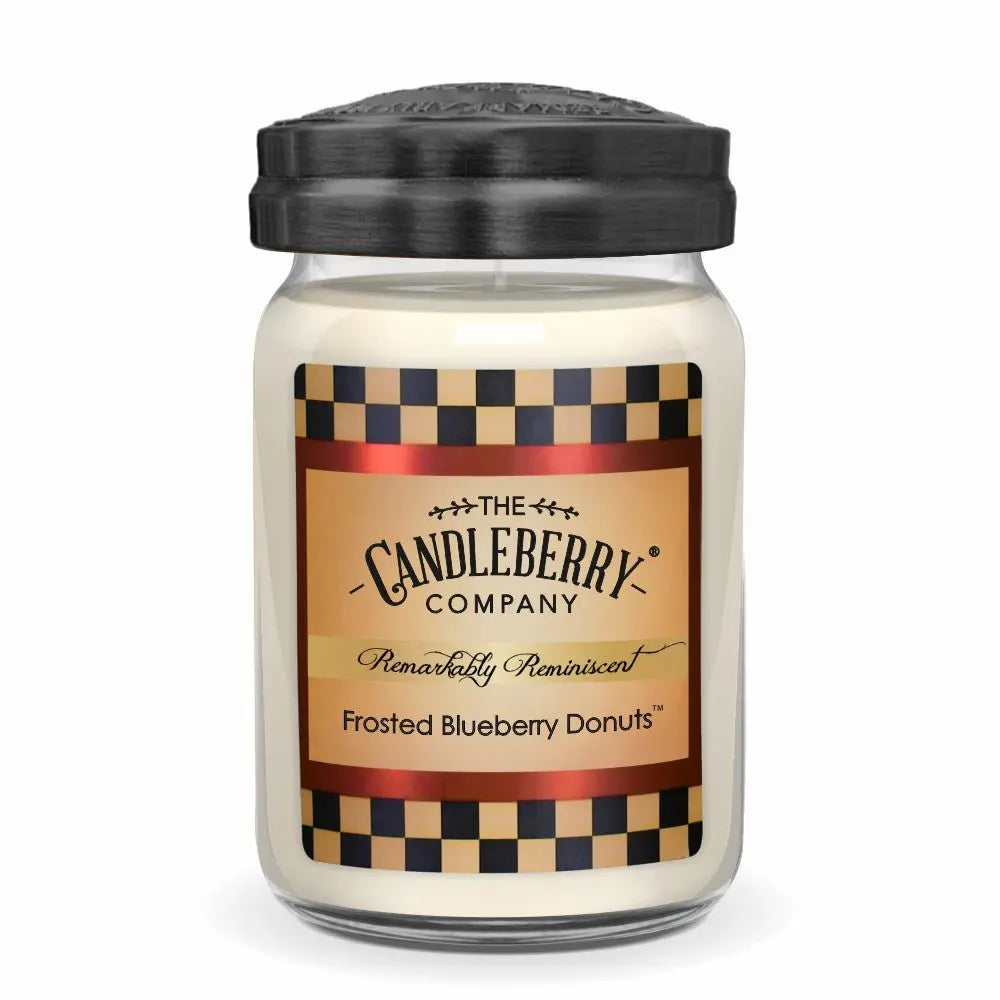 Frosted Blueberry Donuts Large Jar Candle The Candleberry® Candle Company