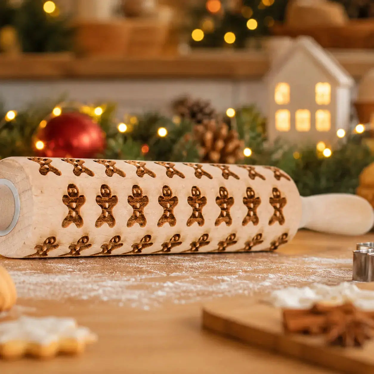 Christmas Rolling Pin Set | 10 Styles Gia Roma Christmas Rolling Pin Set | 10 Styles Gia Roma