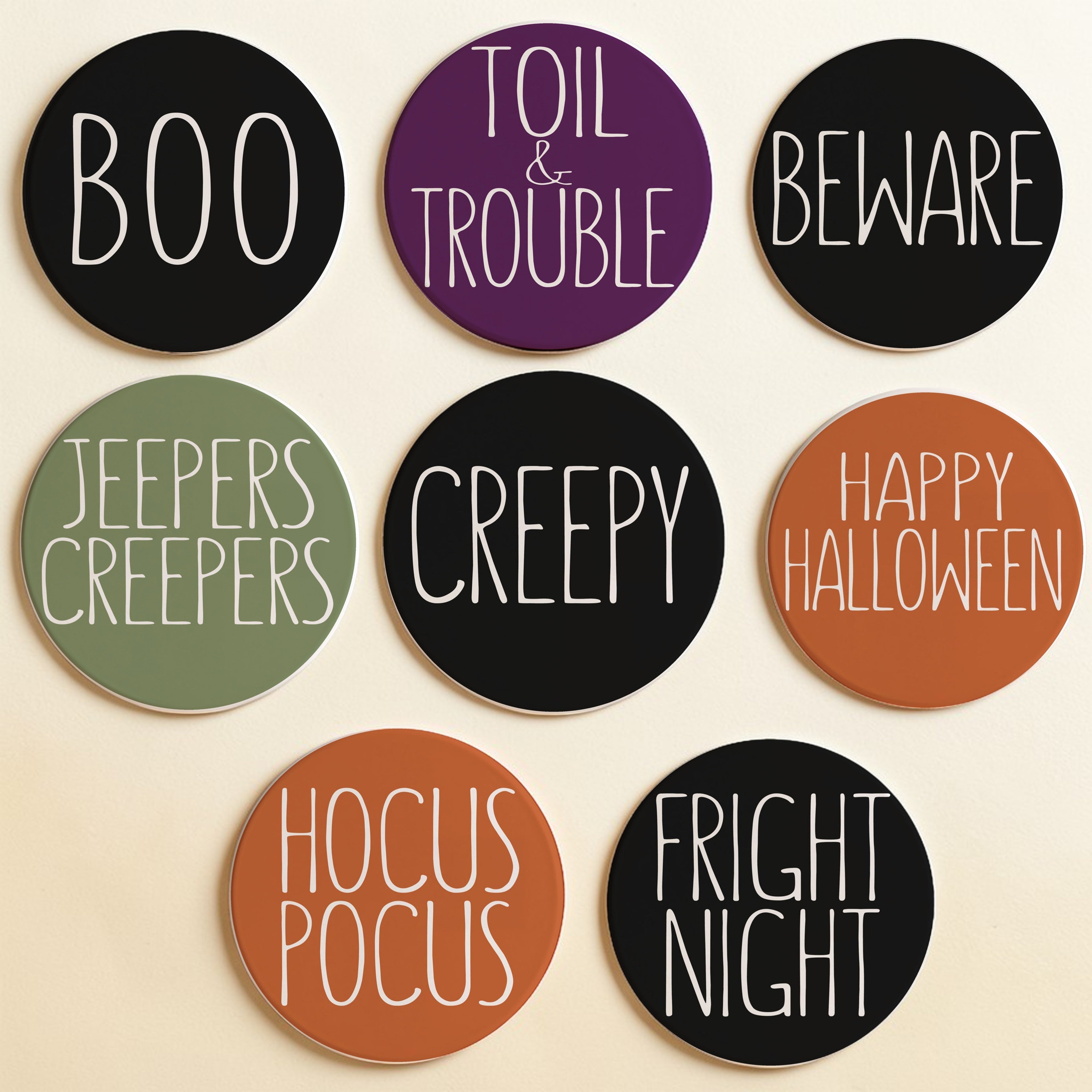 Halloween Coasters Gia Roma Halloween Coasters Gia Roma
