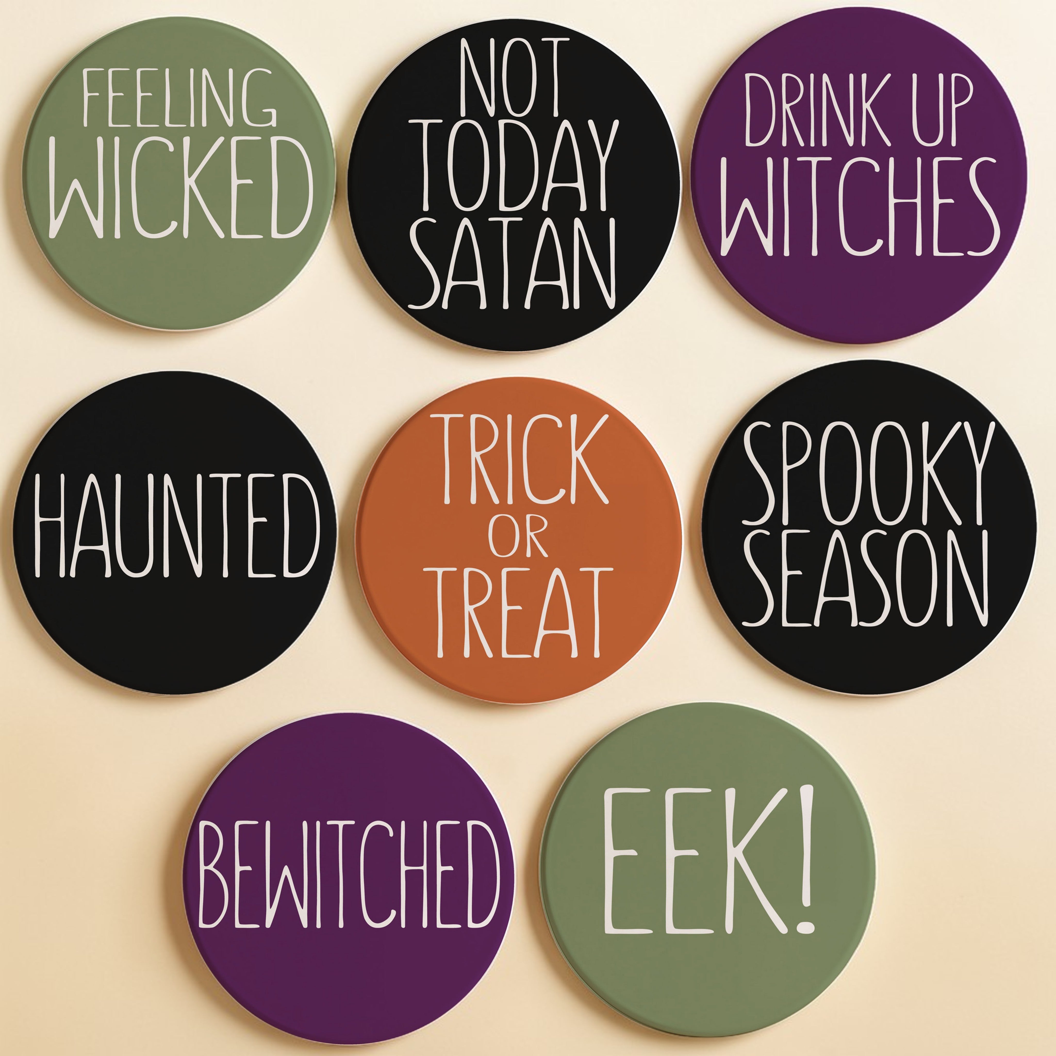 Halloween Coasters Gia Roma Halloween Coasters Gia Roma