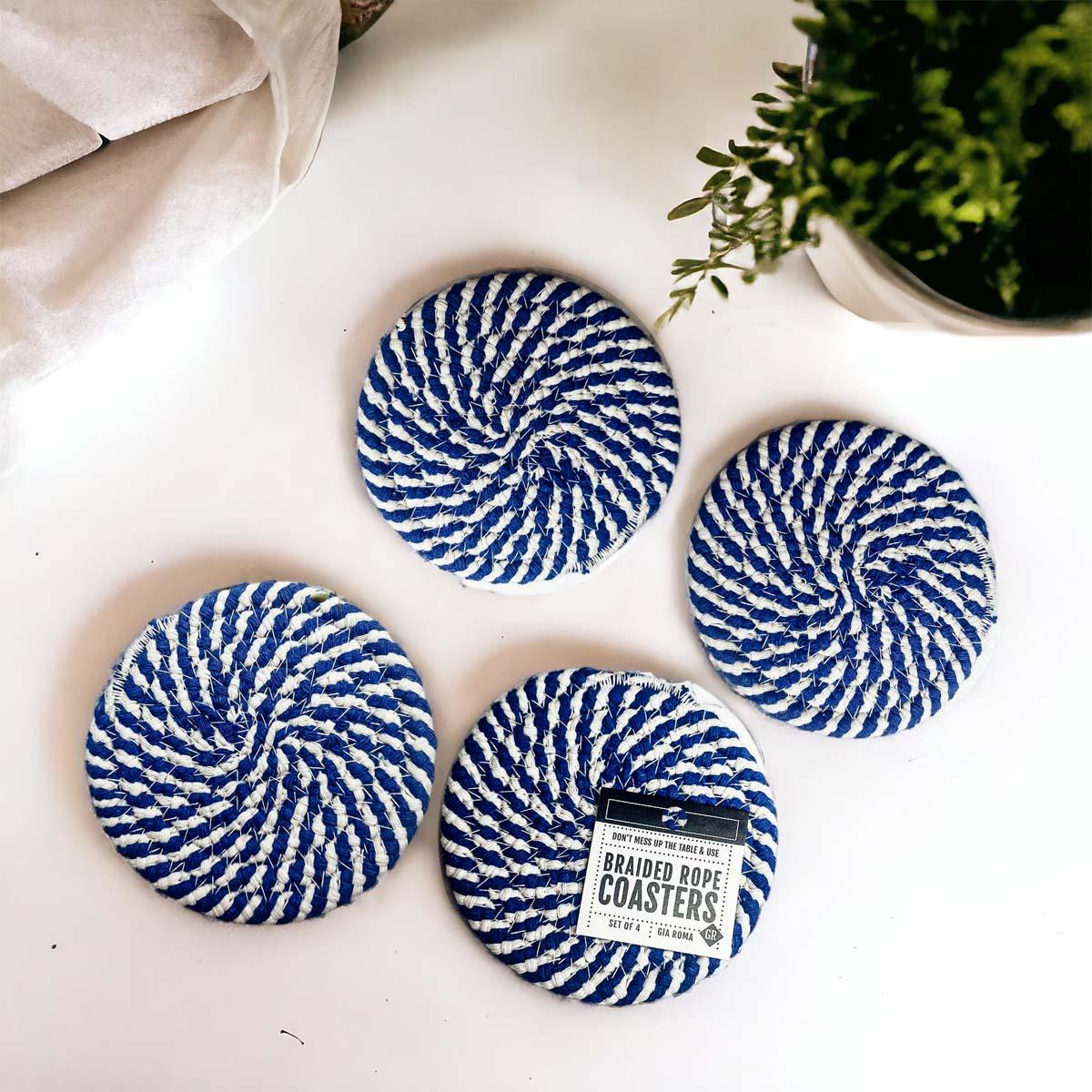 Blue Braided 4pk Gia Roma