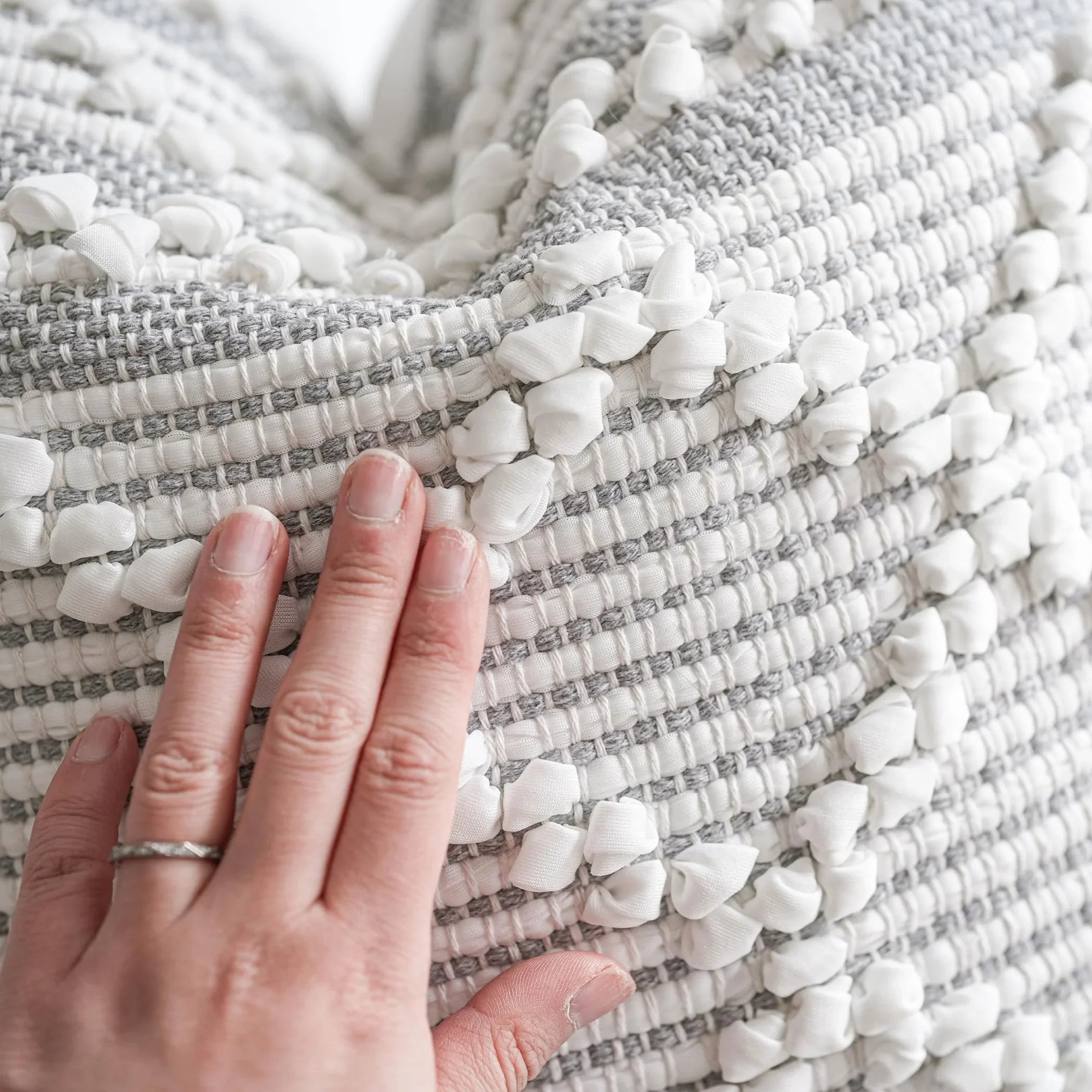 Cream Decorative Lumbar Pillow Cover – 14" x 36" - KJ Cozy Designs