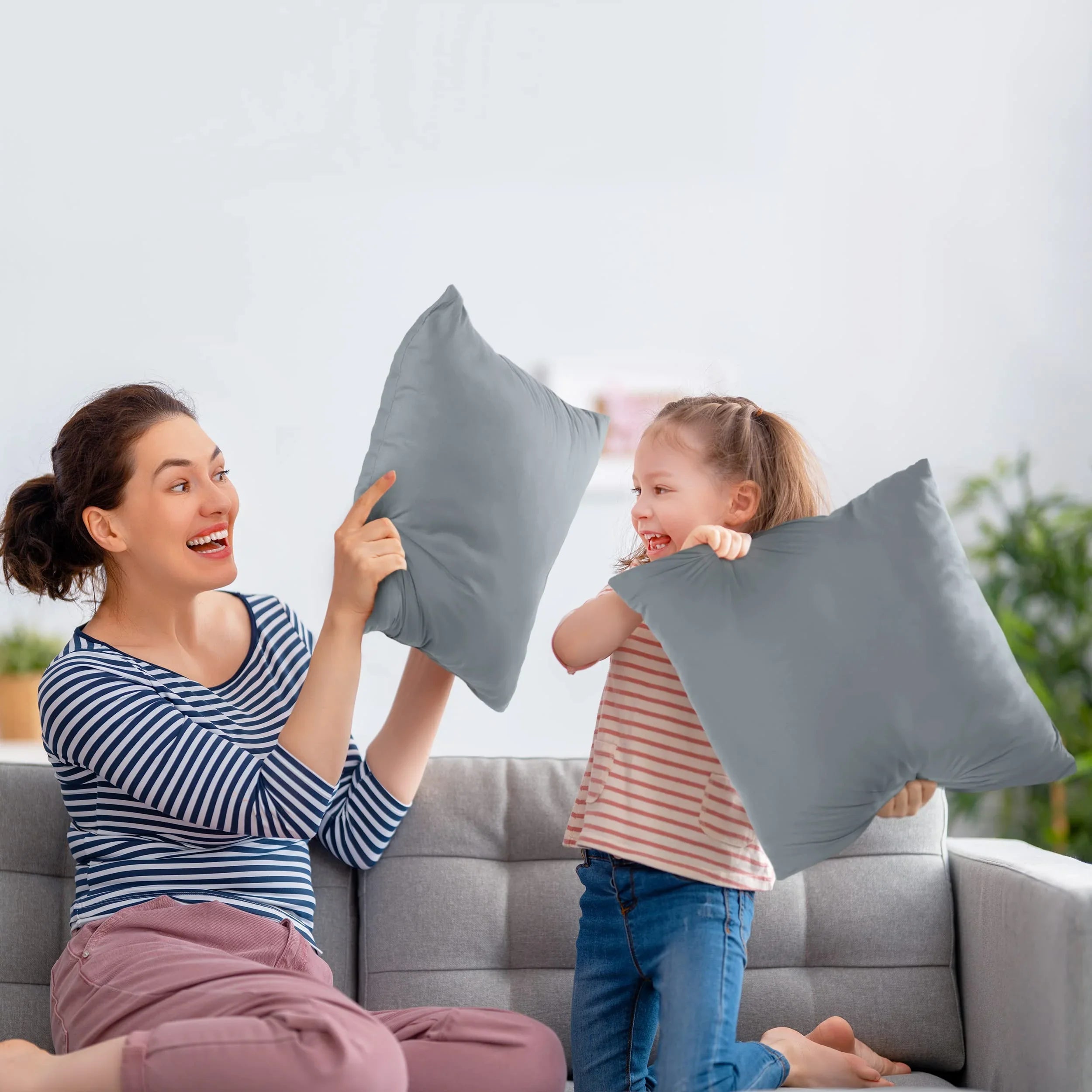 18" x 18" Throw Pillow Inserts (Set of 2) - KJ Cozy Designs