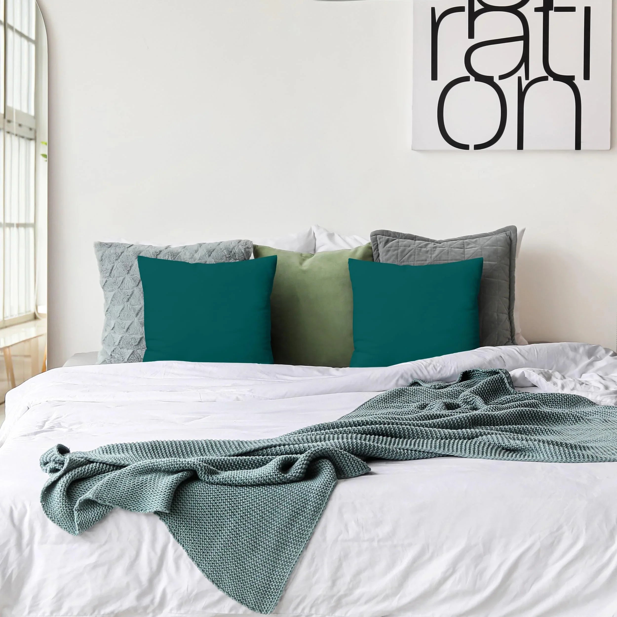 18" x 18" Throw Pillow Inserts (Set of 2) - KJ Cozy Designs