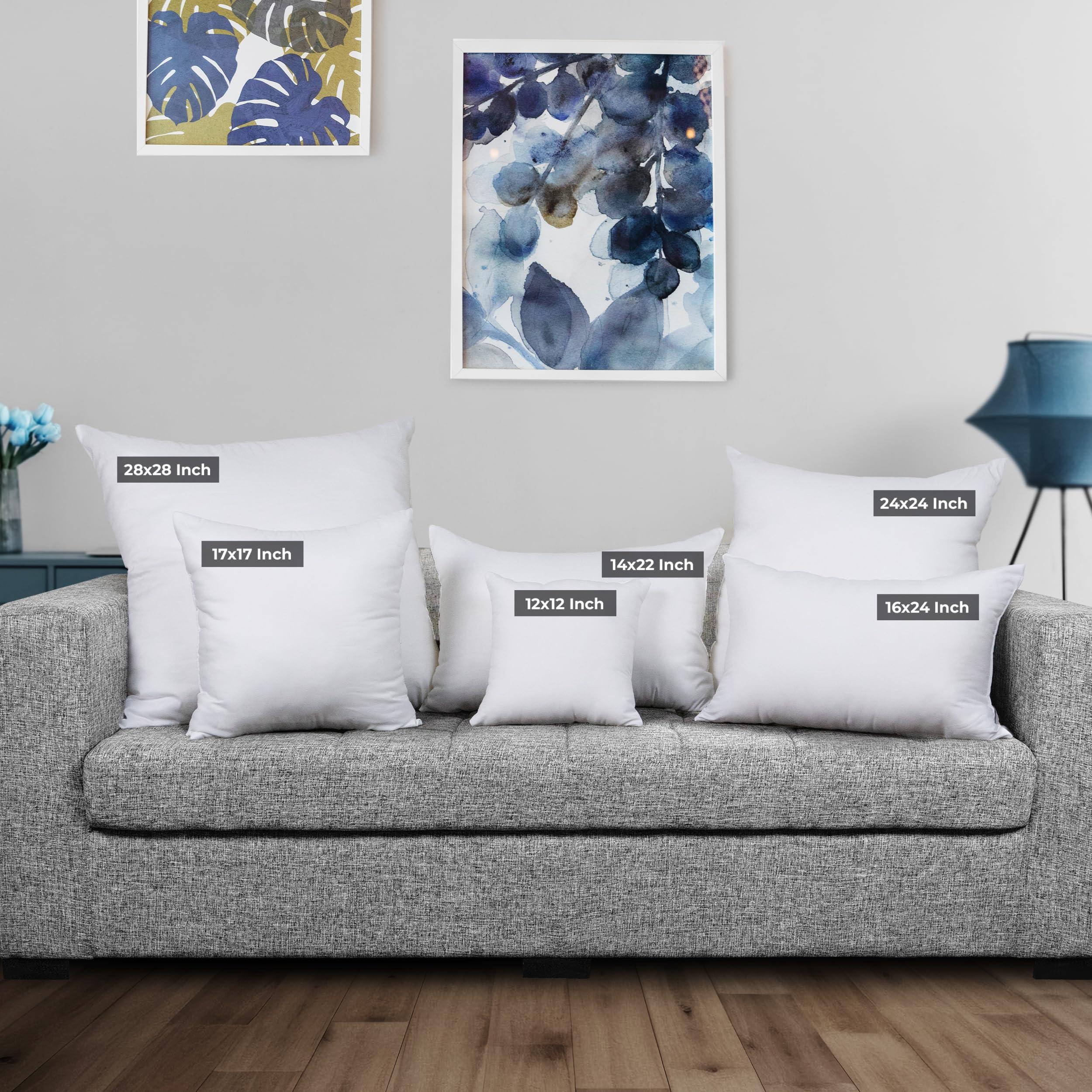 18" x 18" Throw Pillow Inserts (Set of 2) - KJ Cozy Designs