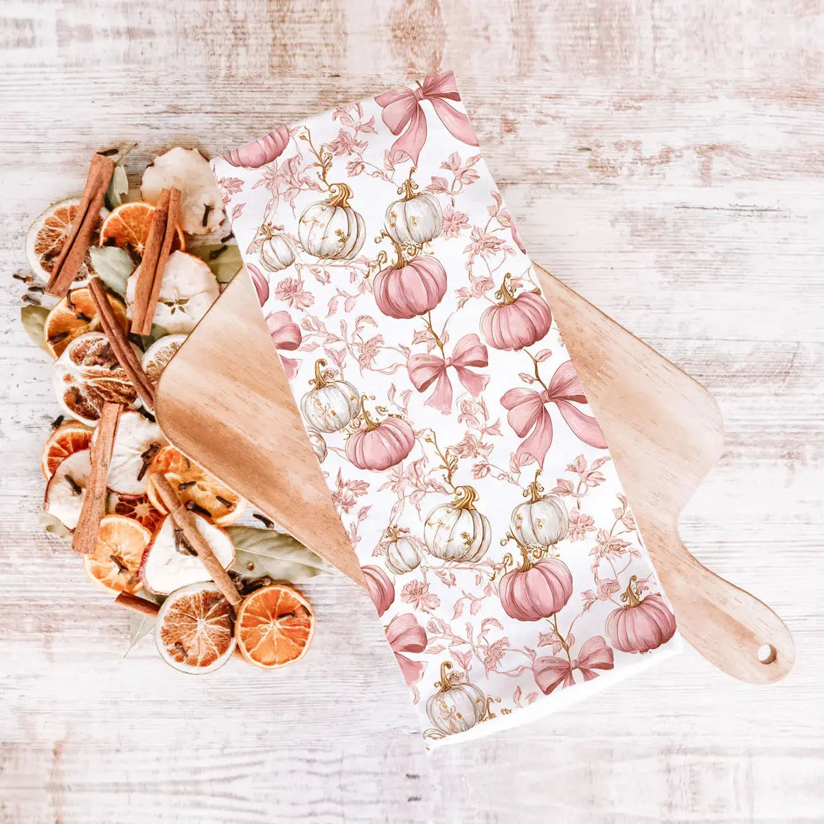 Pink Pumpkins Kitchen Towel Gia Roma Pink Pumpkins Kitchen Towel Gia Roma