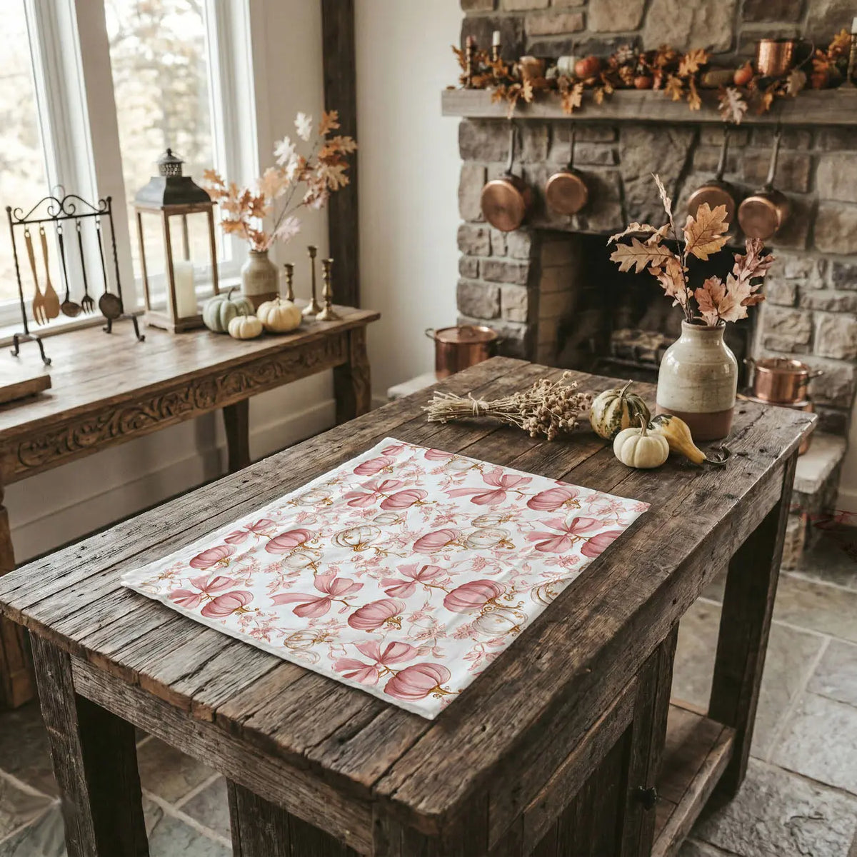 Pink Pumpkins Kitchen Towel Gia Roma Pink Pumpkins Kitchen Towel Gia Roma
