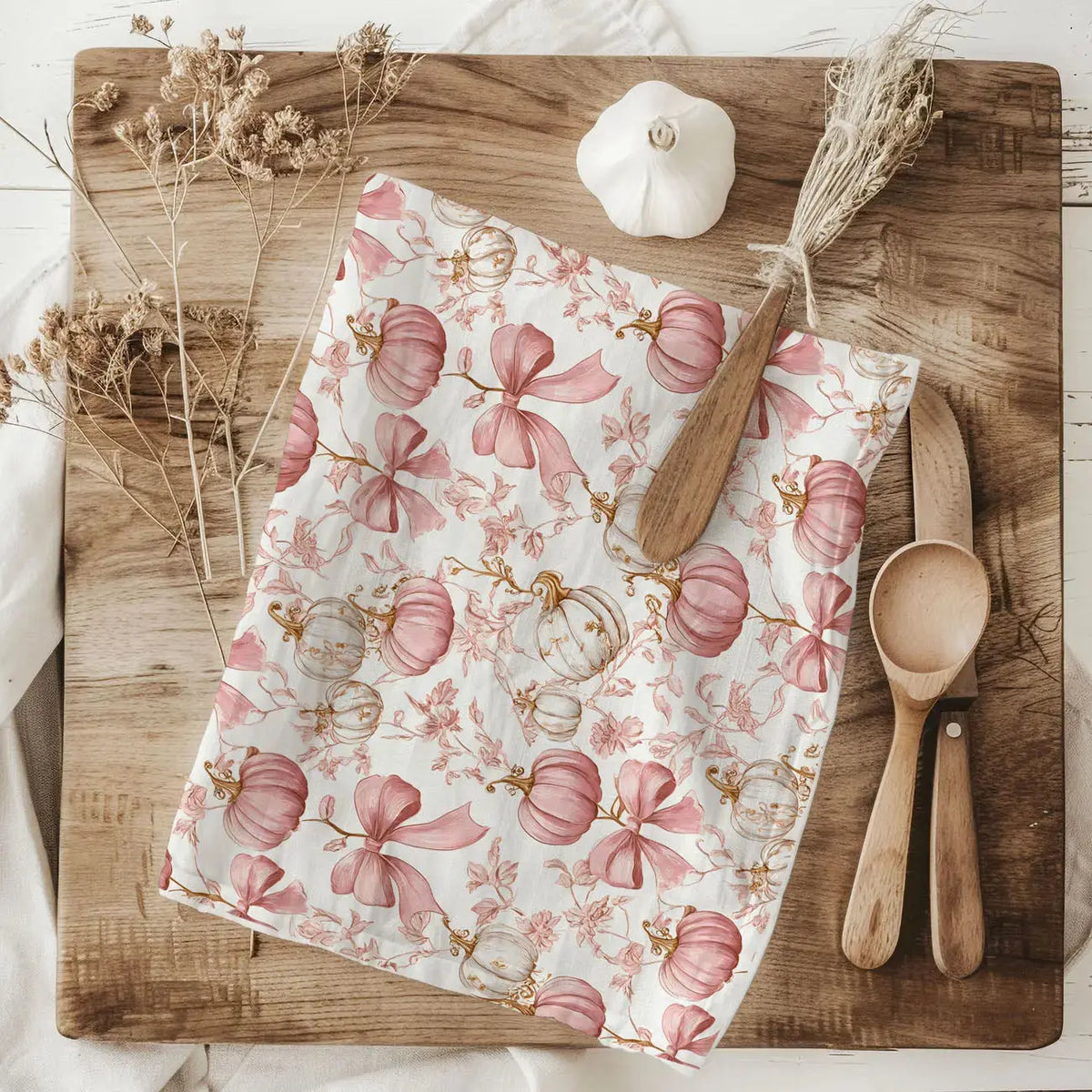 Pink Pumpkins Kitchen Towel Gia Roma Pink Pumpkins Kitchen Towel Gia Roma