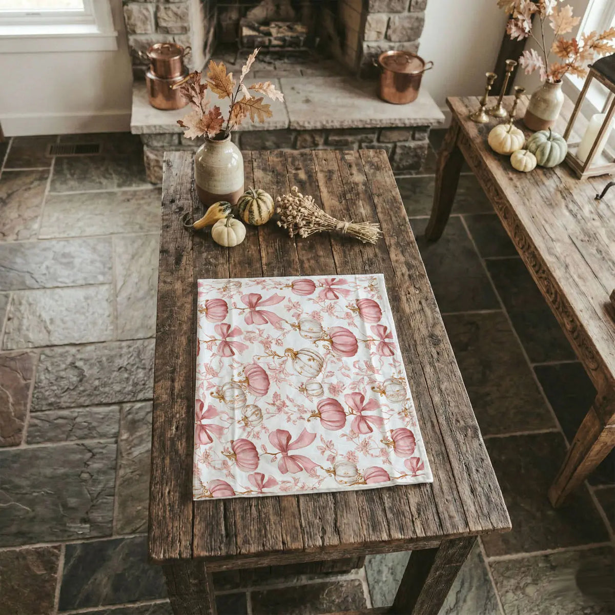 Pink Pumpkins Kitchen Towel Gia Roma Pink Pumpkins Kitchen Towel Gia Roma