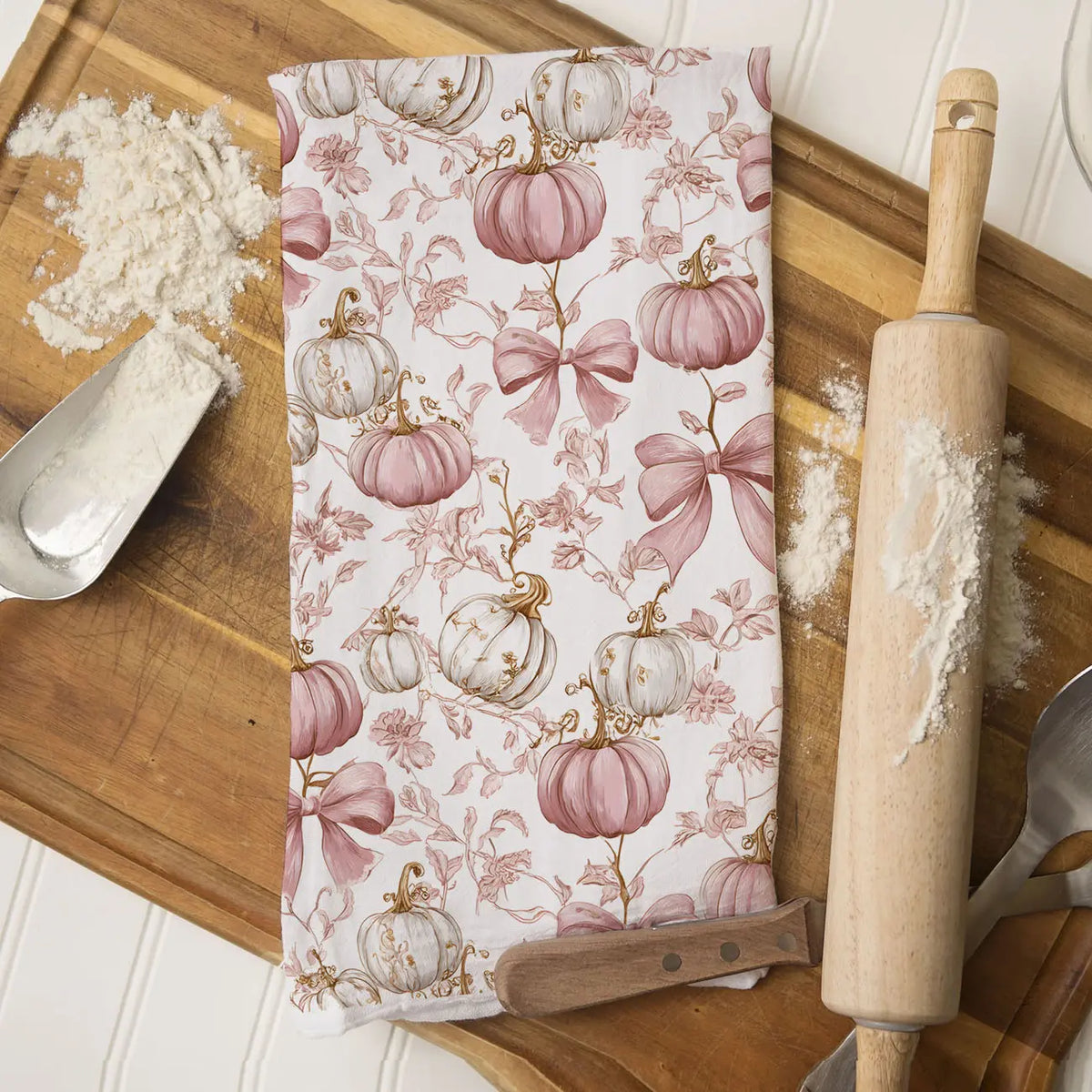 Pink Pumpkins Kitchen Towel Gia Roma Pink Pumpkins Kitchen Towel Gia Roma