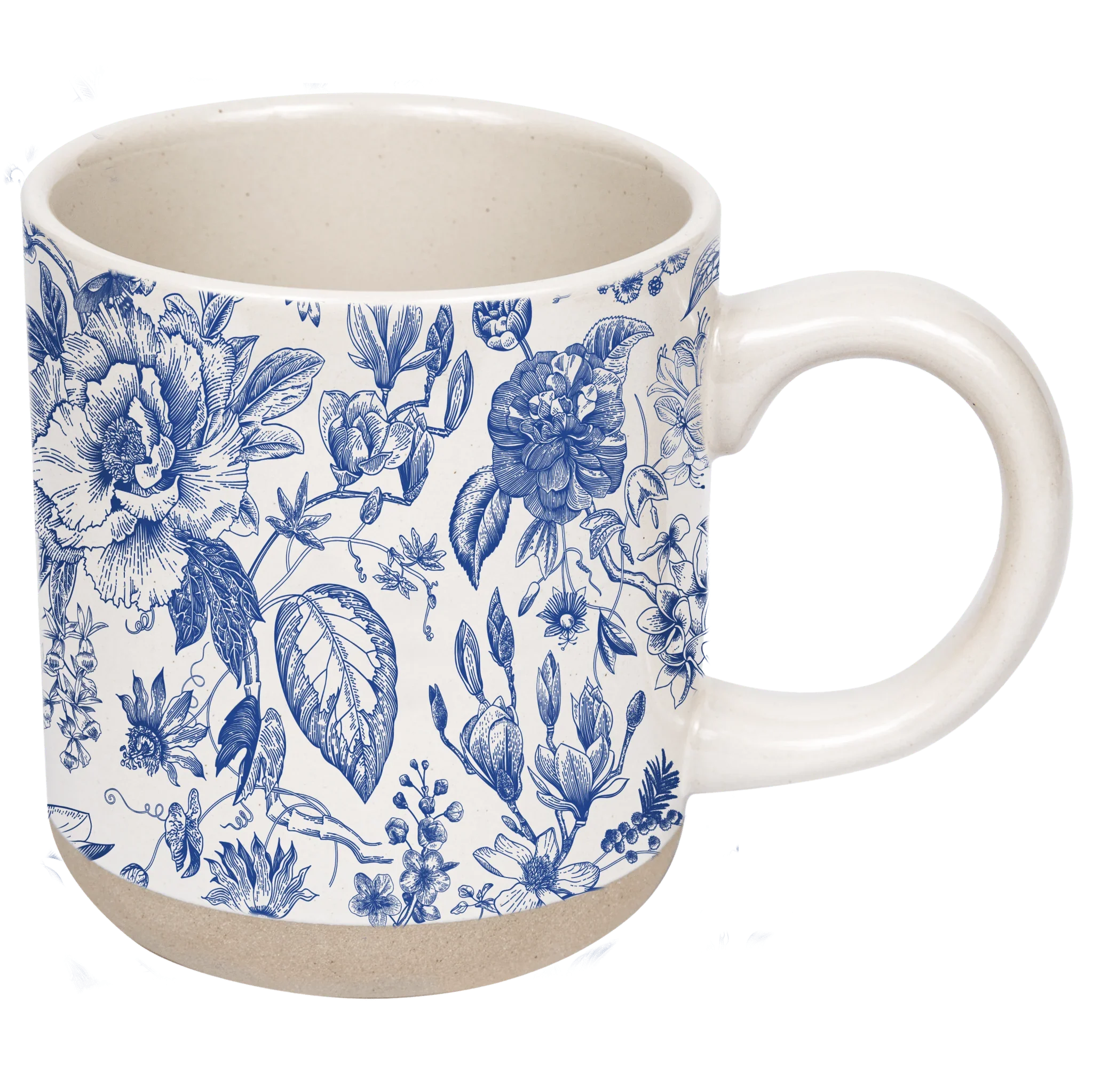 Blue Delft 14oz. Stoneware Coffee Mug - KJ Cozy Designs