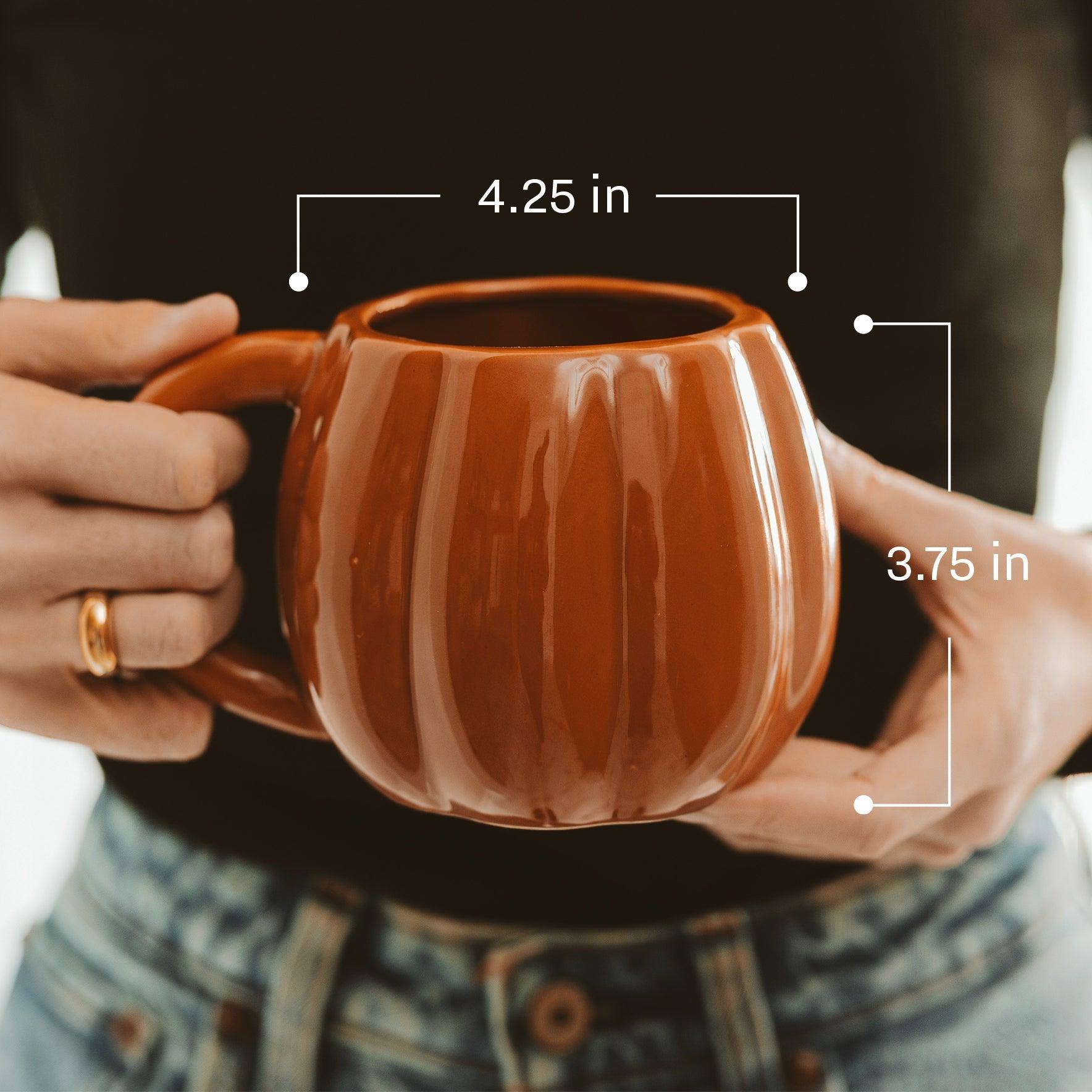 Orange Pumpkin 19oz. Figural Coffee Mug - KJ Cozy Designs