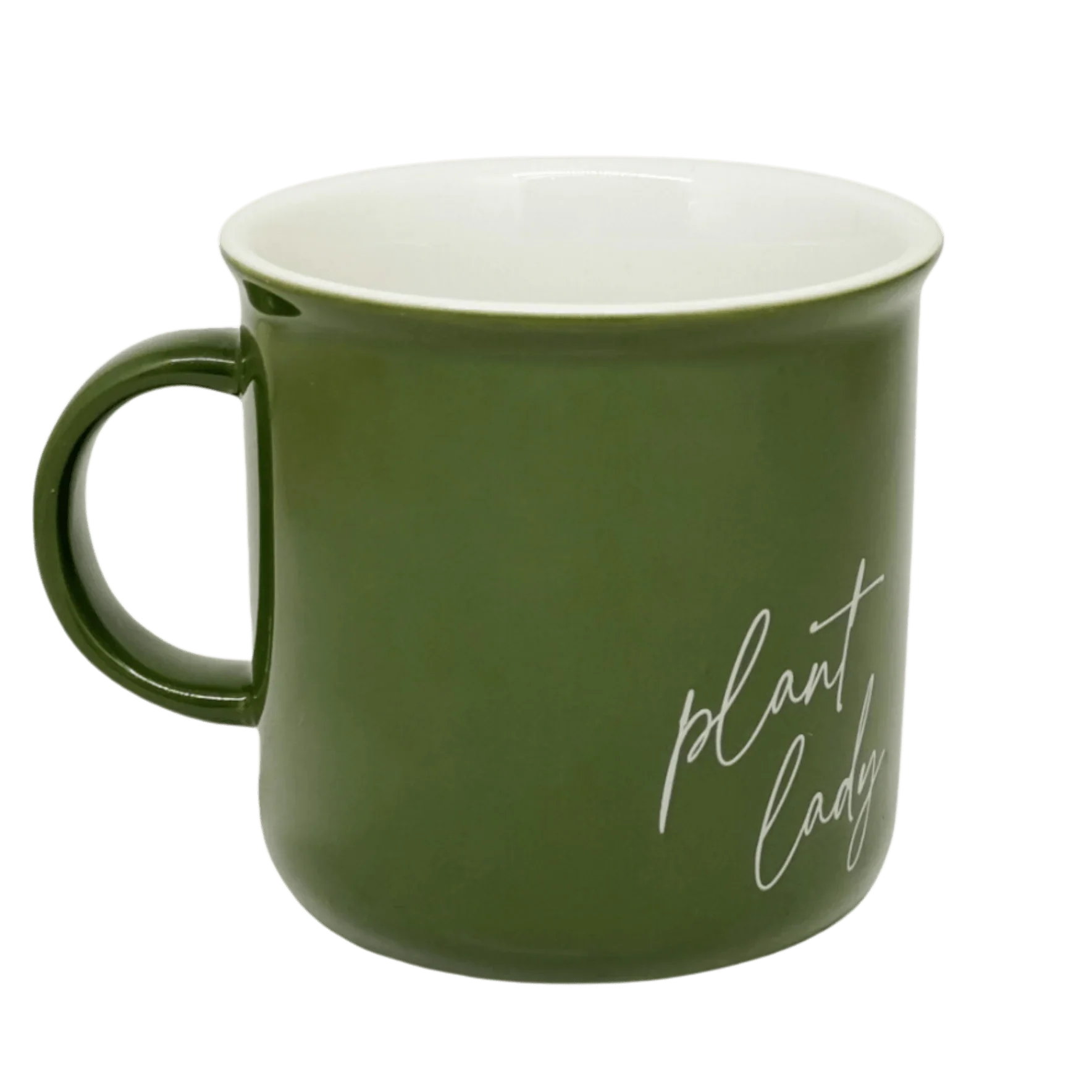 Plant Lady 11 oz Green Coffee Mug