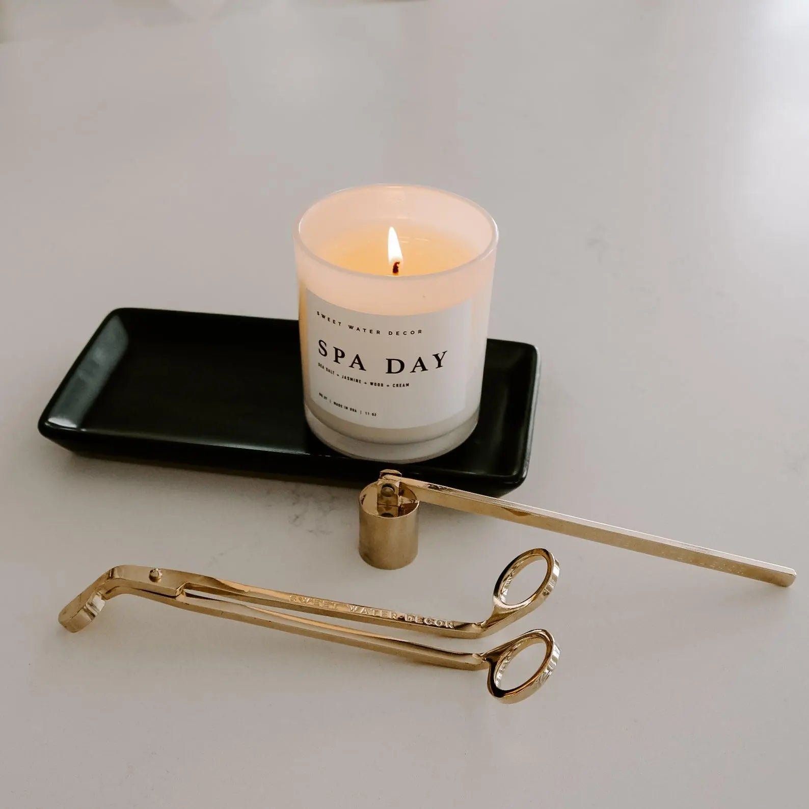 Black Stoneware Tray - KJ Cozy Designs