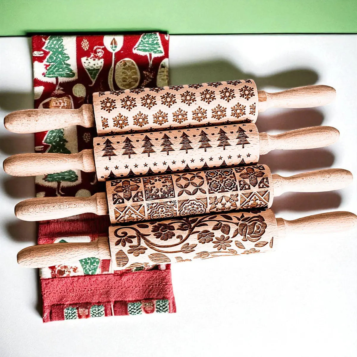 Christmas Rolling Pin Set | 10 Styles Gia Roma