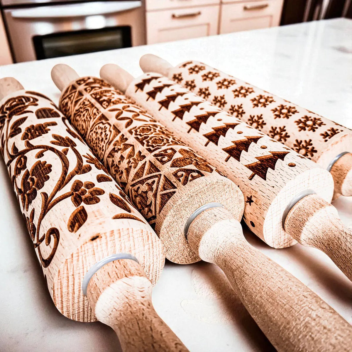 Christmas Rolling Pin Set | 10 Styles Gia Roma