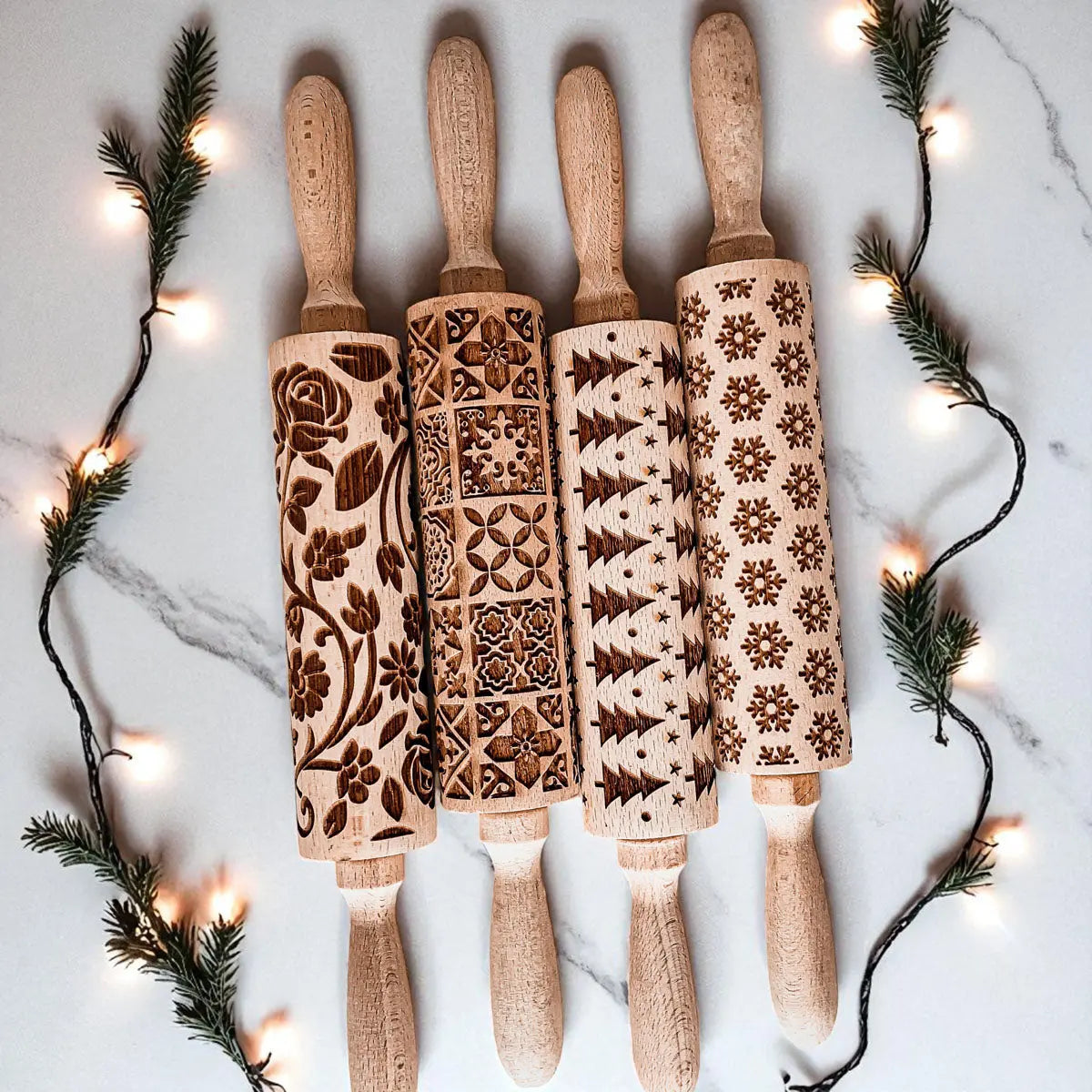 Christmas Rolling Pin Set | 10 Styles Gia Roma