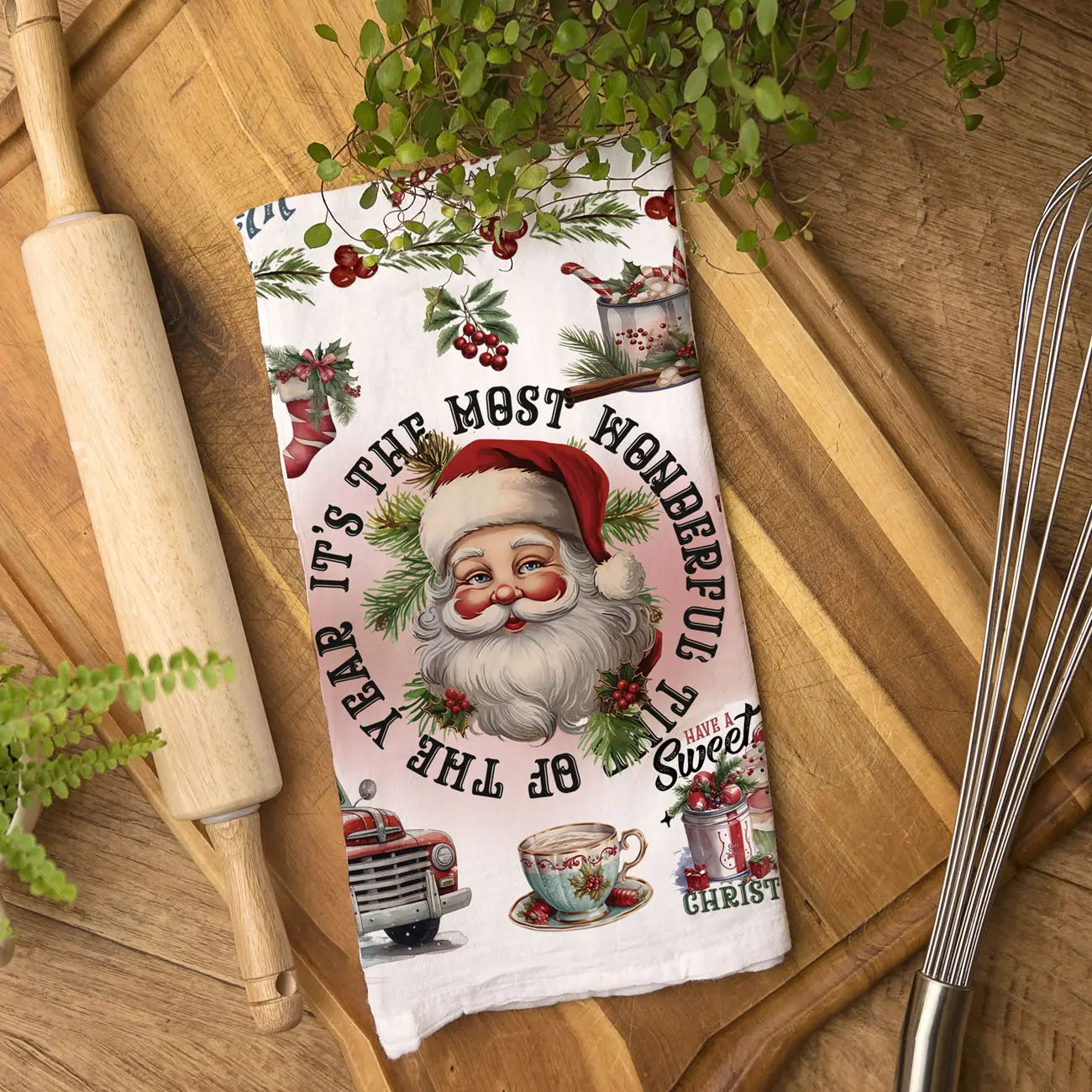 Vintage Christmas Kitchen Towel Gia Roma Vintage Christmas Kitchen Towel Gia Roma