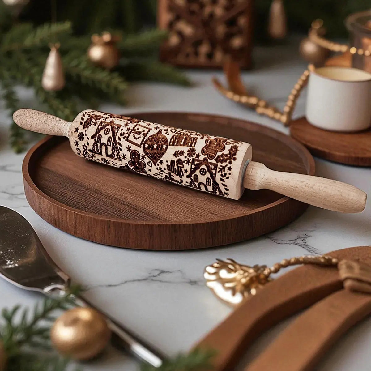 Christmas Rolling Pin Set | 10 Styles Gia Roma