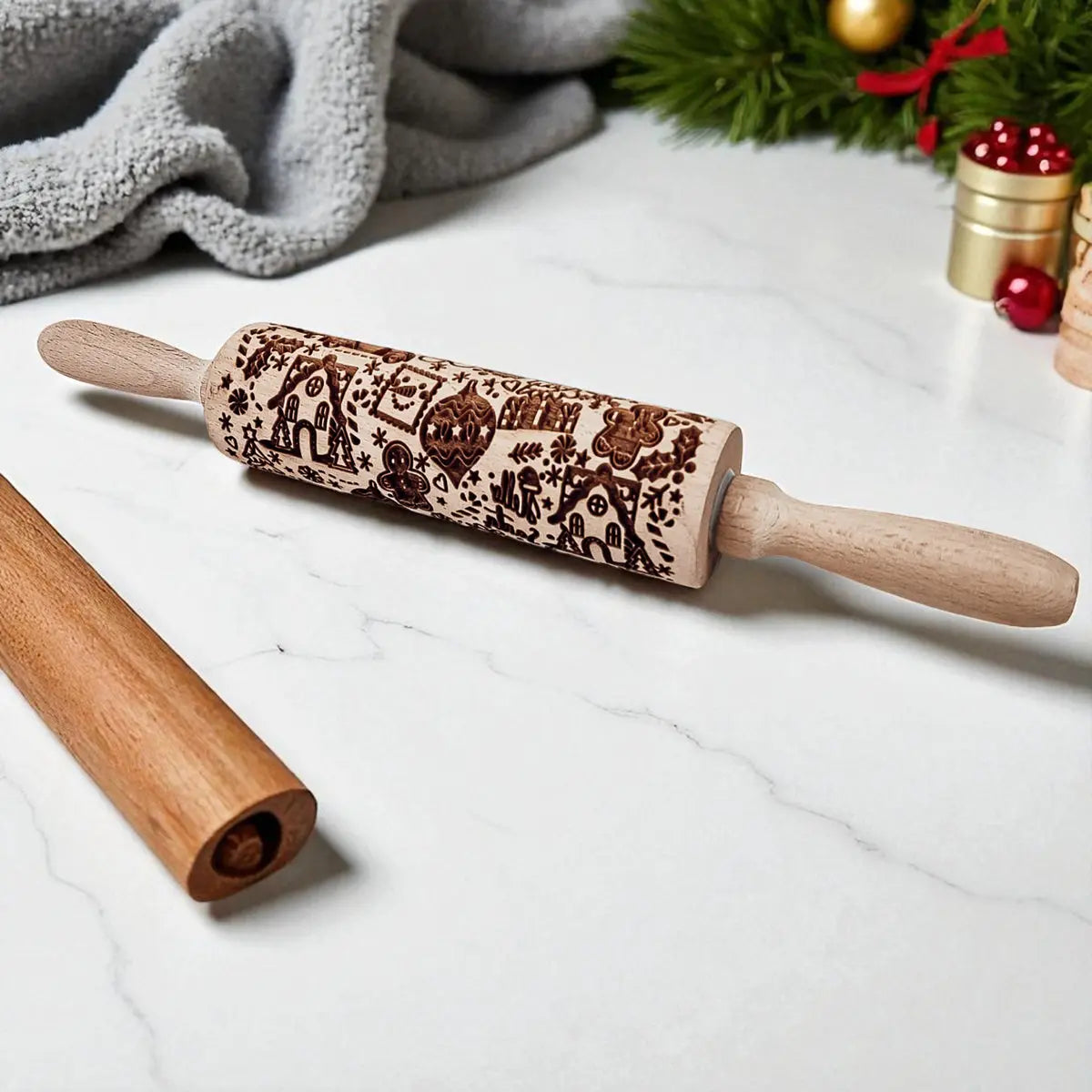 Christmas Rolling Pin Set | 10 Styles Gia Roma