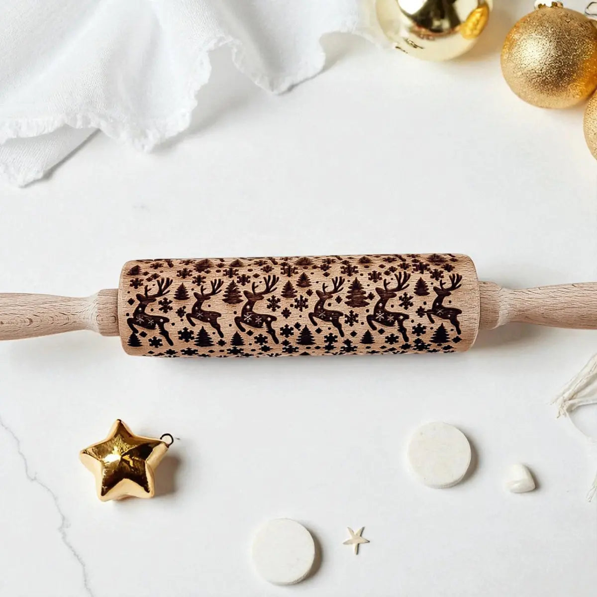 Christmas Rolling Pin Set | 10 Styles Gia Roma