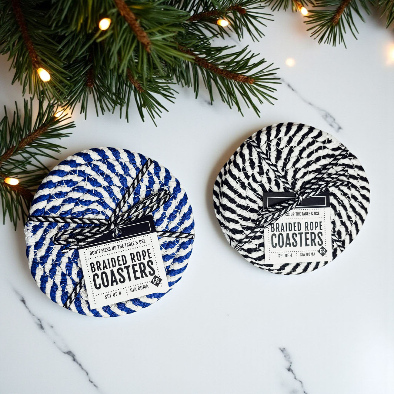 Blue Braided 4pk Gia Roma